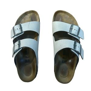 Birkenstock Arizona Birko-Flor
Pull Up Stone Color , Size: EU 39 /US 8-8.5